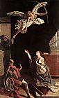Sts Canvas Paintings - Sts Cecilia, Valerianus and Tiburtius